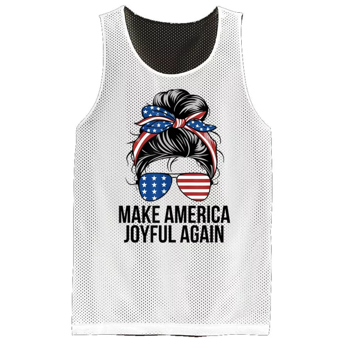 Kamala Harris Tim Walz Waltz 2024 Joyful Warriors Make America Joyful Again Mesh Reversible Basketball Jersey Tank