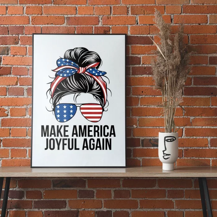 Kamala Harris Tim Walz Waltz 2024 Joyful Warriors Make America Joyful Again Poster