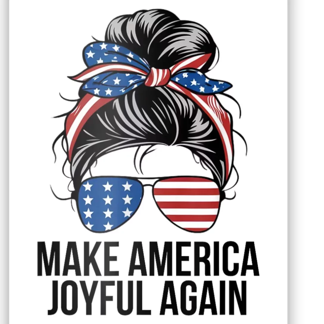 Kamala Harris Tim Walz Waltz 2024 Joyful Warriors Make America Joyful Again Poster