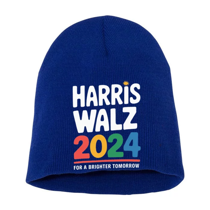 Kamala Harris Tim Waltz Campaign Harris Walz 2024 Short Acrylic Beanie