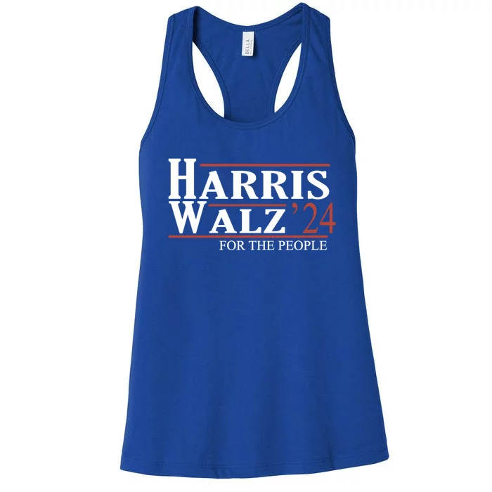 Kamala Harris Tim Walz Waltz Gift Women's Racerback Tank