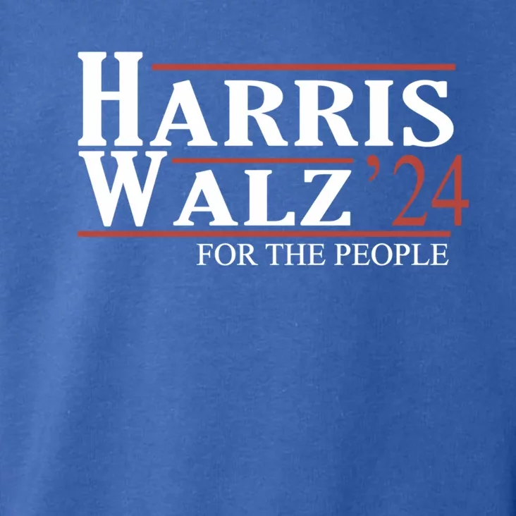 Kamala Harris Tim Walz Waltz Gift Toddler Hoodie