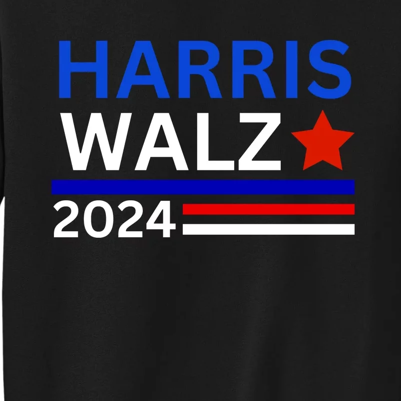 Kamala Harris Tim Walz Waltz 2024 Election Democrat Usa 2024 Tall Sweatshirt