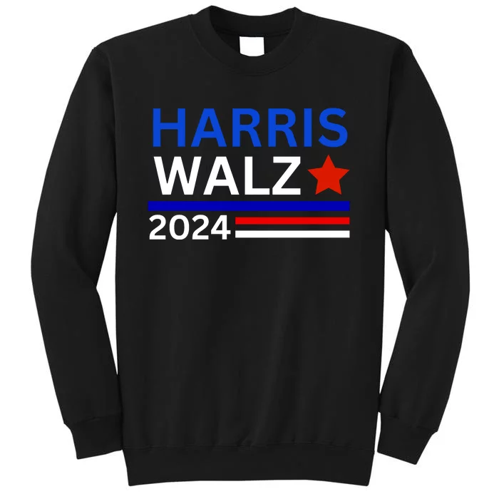 Kamala Harris Tim Walz Waltz 2024 Election Democrat Usa 2024 Tall Sweatshirt