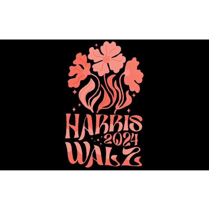 Kamala Harris Tim Walz 2024 Boho Aesthetic Harris Waltz 2024 Bumper Sticker