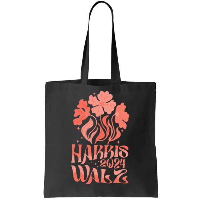 Kamala Harris Tim Walz 2024 Boho Aesthetic Harris Waltz 2024 Tote Bag