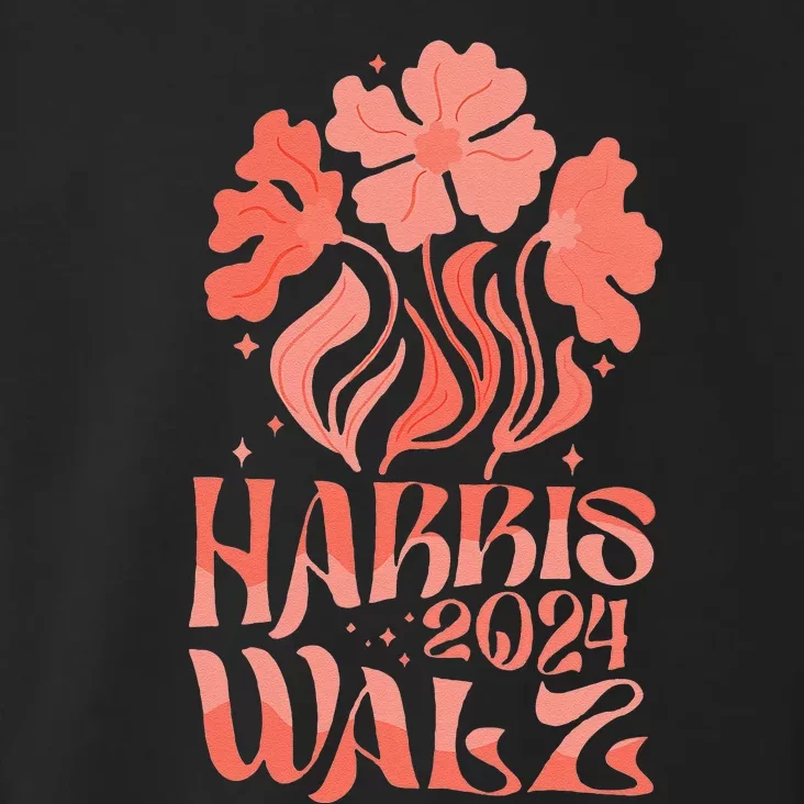 Kamala Harris Tim Walz 2024 Boho Aesthetic Harris Waltz 2024 Toddler Hoodie