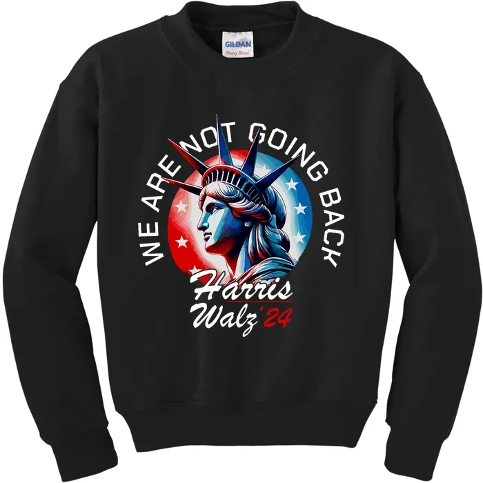 Kamala Harris Tim Walz Waltz For President Patriotic Kamala Kids Sweatshirt