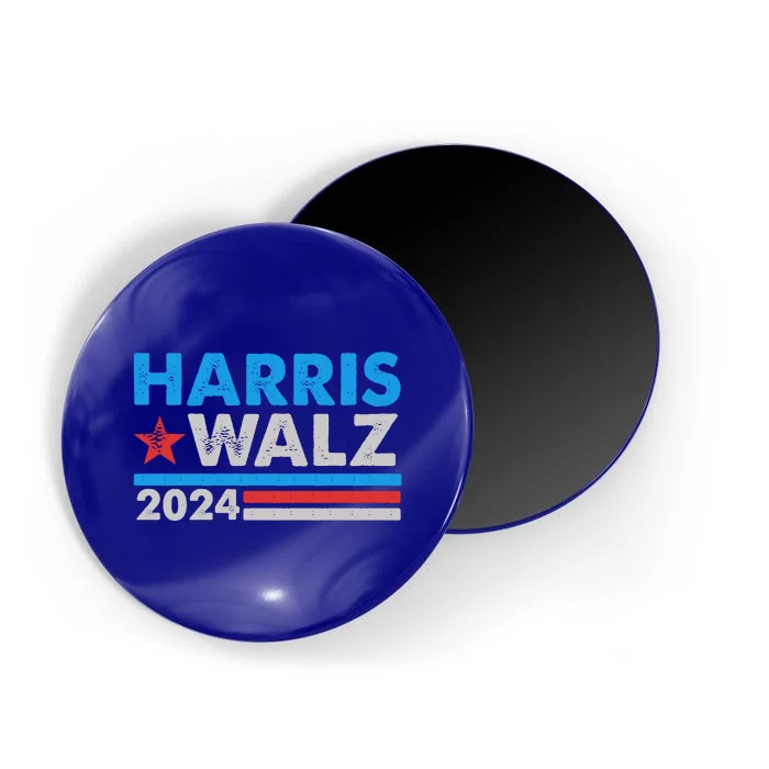 Kamala Harris Tim Walz 2024 Election Distressed Magnet