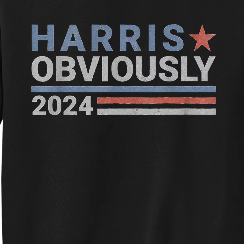 Kamala Harris Tim Walz Obviously Vote Harris Walz Waltz 2024 Sweatshirt