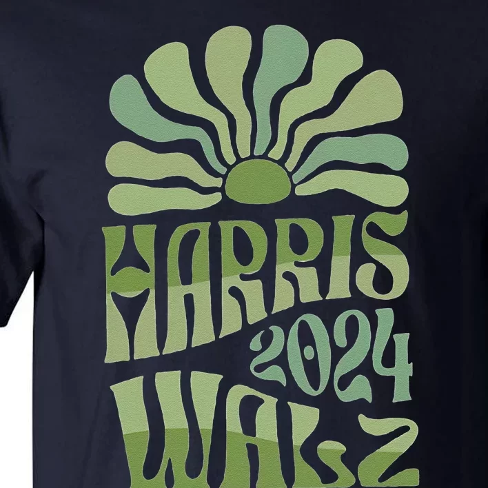 Kamala Harris Tim Walz 2024 Boho Aesthetic Harris Waltz 2024 Tall T-Shirt