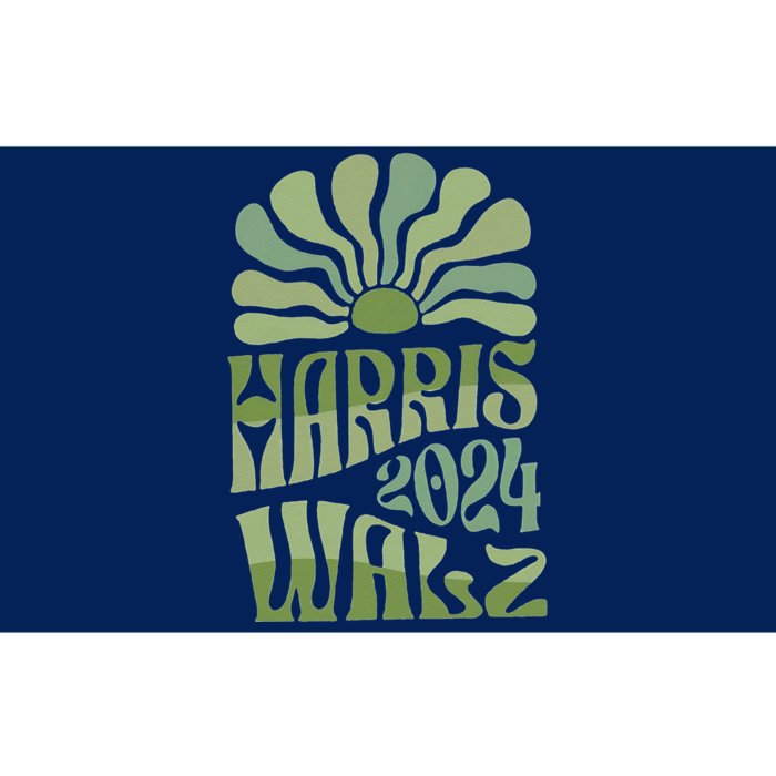 Kamala Harris Tim Walz 2024 Boho Aesthetic Harris Waltz 2024 Bumper Sticker