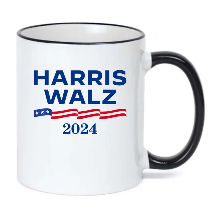 Kamala Harris Tim Walz 2024 Election For President Black Color Changing Mug