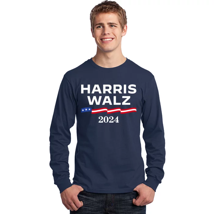 Kamala Harris Tim Walz 2024 Election For President Long Sleeve Shirt