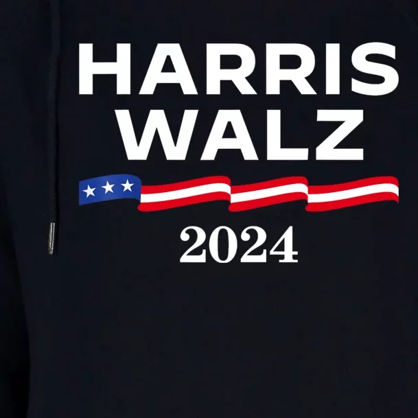 Kamala Harris Tim Walz 2024 Election For President Womens Funnel Neck Pullover Hood