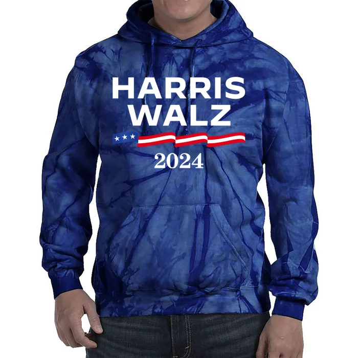 Kamala Harris Tim Walz 2024 Election For President Tie Dye Hoodie