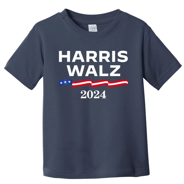 Kamala Harris Tim Walz 2024 Election For President Toddler T-Shirt