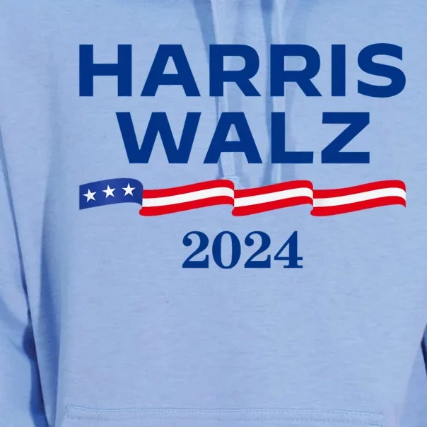 Kamala Harris Tim Walz 2024 Election For President Unisex Surf Hoodie