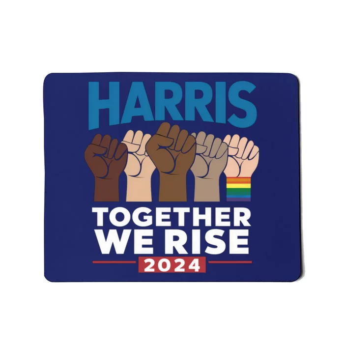 Kamala Harris Together We Rise Equality Usa Election 2024 Gift Mousepad