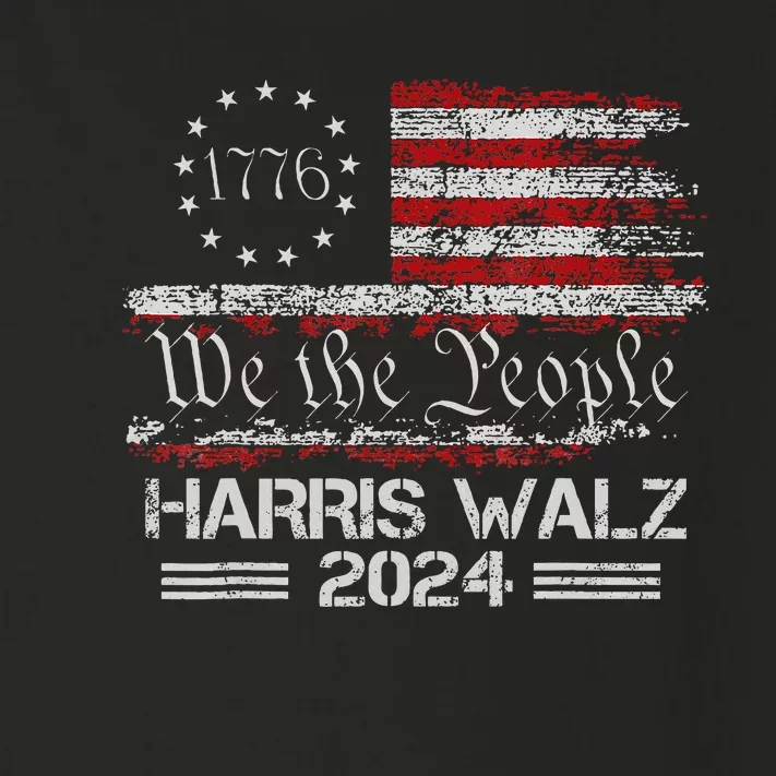 Kamala Harris Tim Waltz 2024 Toddler Long Sleeve Shirt