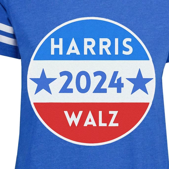 Kamala Harris Tim Walz Waltz Election Party Wear Enza Ladies Jersey Football T-Shirt