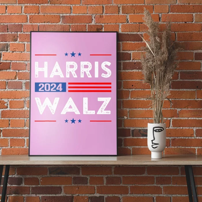 Kamala Harris Tim Waltz 2024 Poster