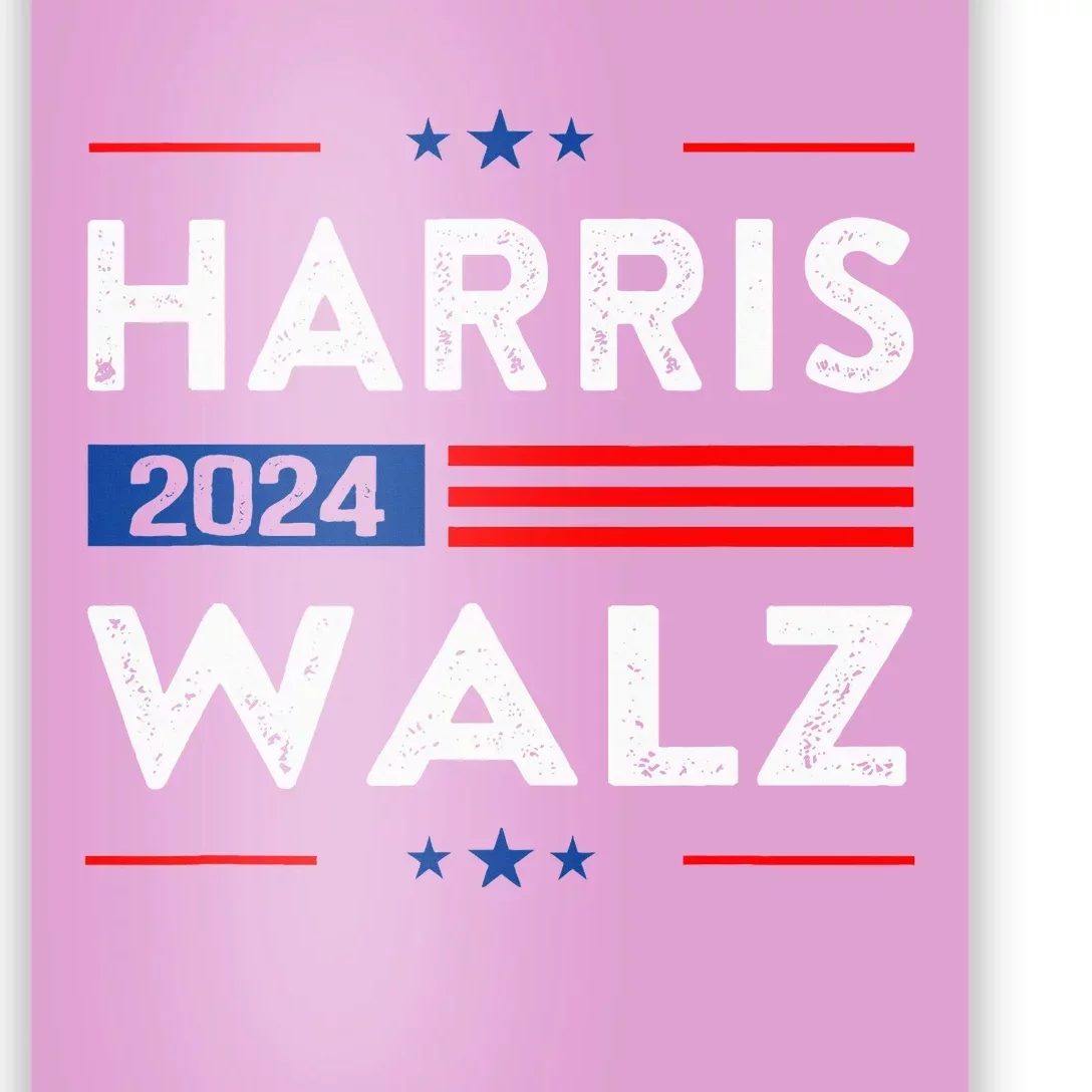 Kamala Harris Tim Waltz 2024 Poster