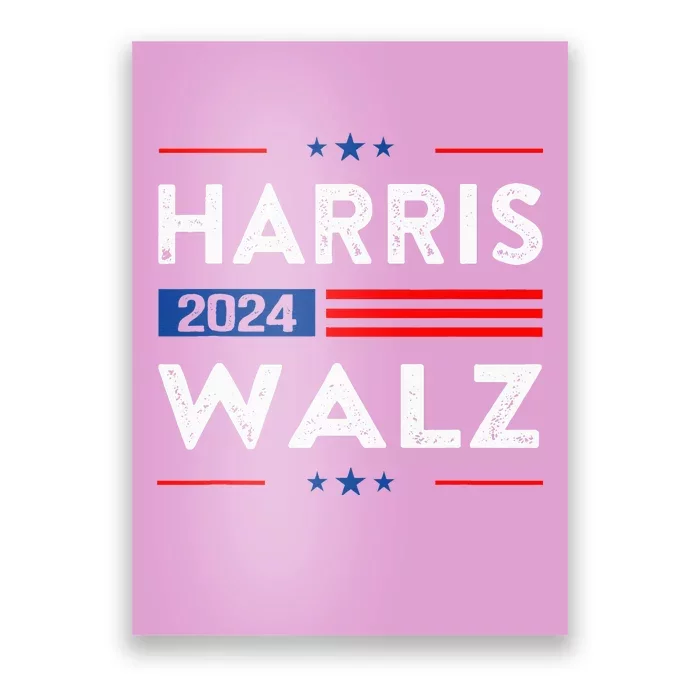 Kamala Harris Tim Waltz 2024 Poster