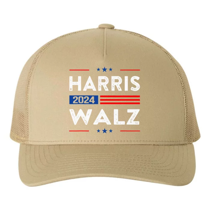 Kamala Harris Tim Waltz 2024 Yupoong Adult 5-Panel Trucker Hat