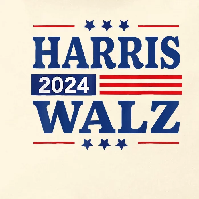 Kamala Harris Tim Waltz 24 Zip Tote Bag