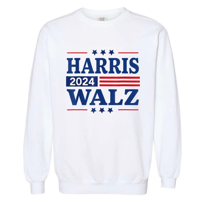 Kamala Harris Tim Waltz 24 Garment-Dyed Sweatshirt