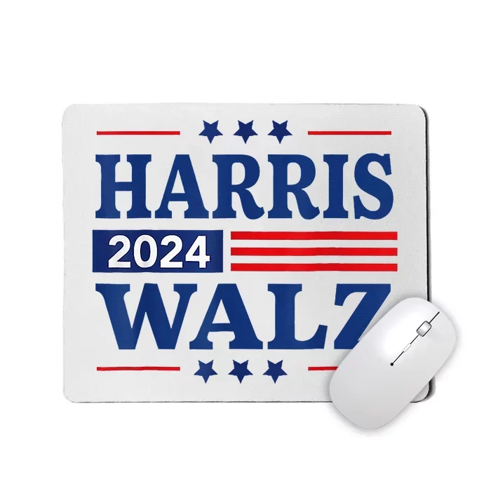 Kamala Harris Tim Waltz 24 Mousepad