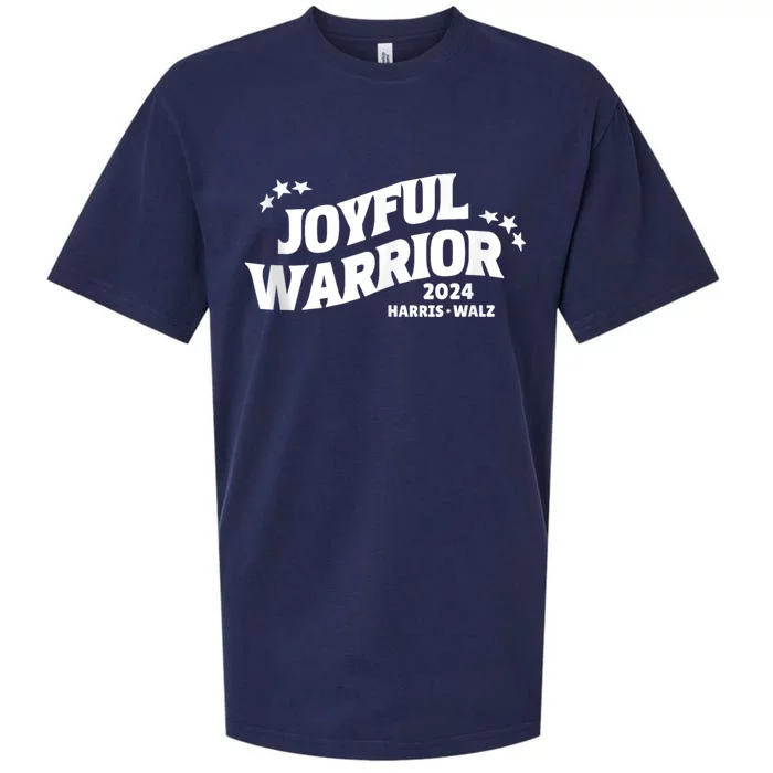 Kamala Harris Tim Walz Waltz 2024 Joyful Warriors Sueded Cloud Jersey T-Shirt