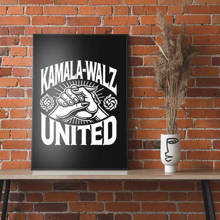 Kamala Harris Tim Walz Waltz United Political 2024 Election Poster