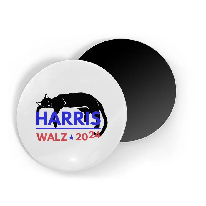 Kamala Harris Tim Waltz Harris Waltz 2024 Harris Cat Magnet