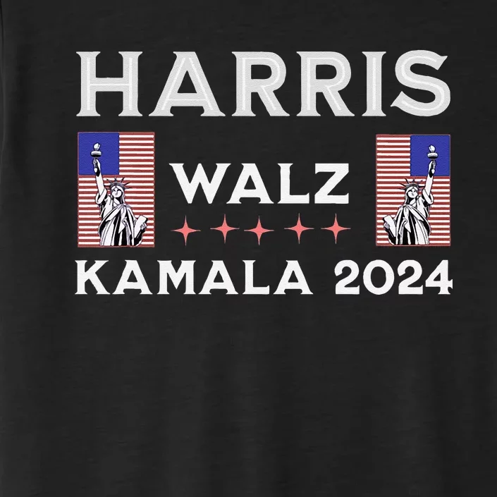 Kamala Harris Tim Walz 2024 ChromaSoft Performance T-Shirt