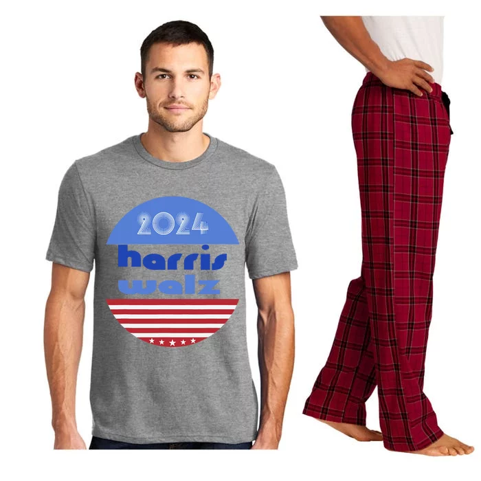 Kamala Harris Tim Walz 2024 Democrat Us Election Political Pajama Set