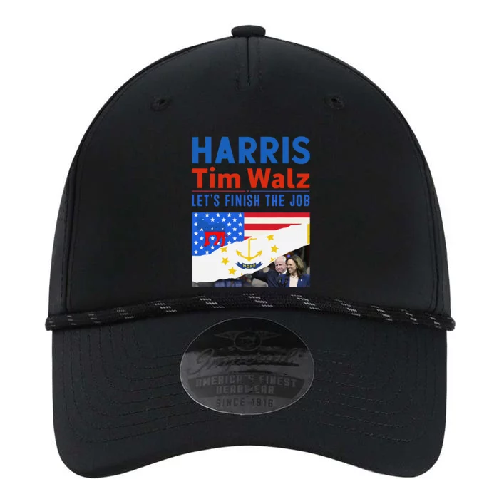 Kamala Harris Tim Walz 2024 Us States Flag Rhode Island Performance The Dyno Cap