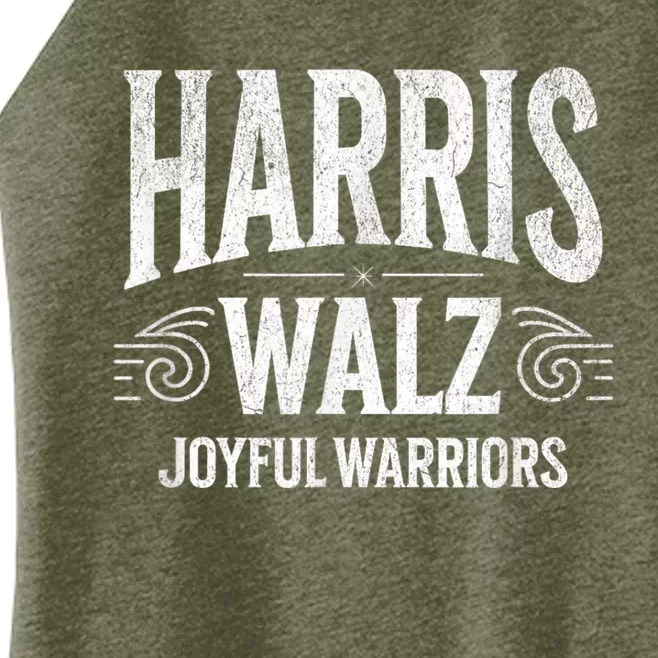 Kamala Harris Tim Walz Waltz 2024 Joyful Warriors Women’s Perfect Tri Rocker Tank