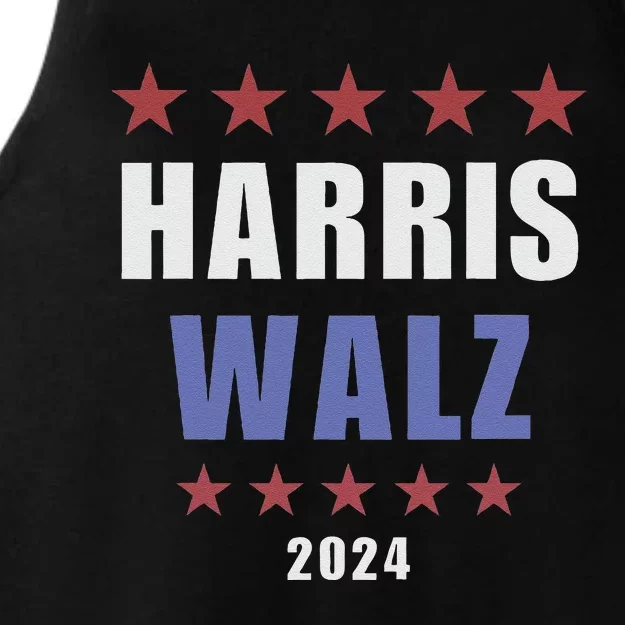 Kamala Harris Tim Walz Waltz Election Party Wear Ladies Tri-Blend Wicking Tank