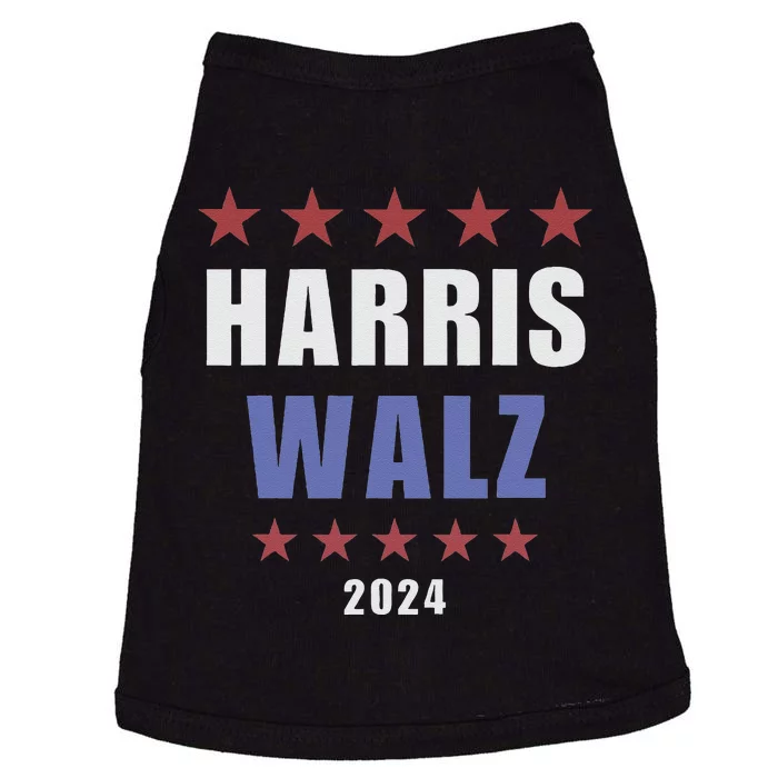 Kamala Harris Tim Walz Waltz Election Party Wear Doggie Tank