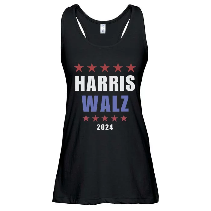 Kamala Harris Tim Walz Waltz Election Party Wear Ladies Essential Flowy Tank