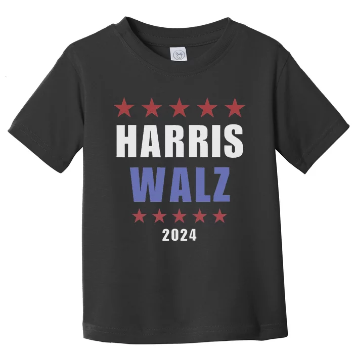 Kamala Harris Tim Walz Waltz Election Party Wear Toddler T-Shirt