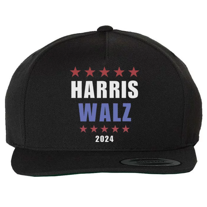 Kamala Harris Tim Walz Waltz Election Party Wear Wool Snapback Cap