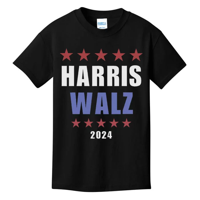 Kamala Harris Tim Walz Waltz Election Party Wear Kids T-Shirt