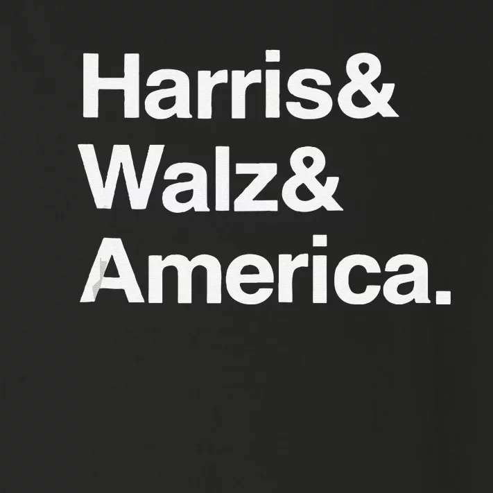 Kamala Harris Tim Walz Toddler Long Sleeve Shirt