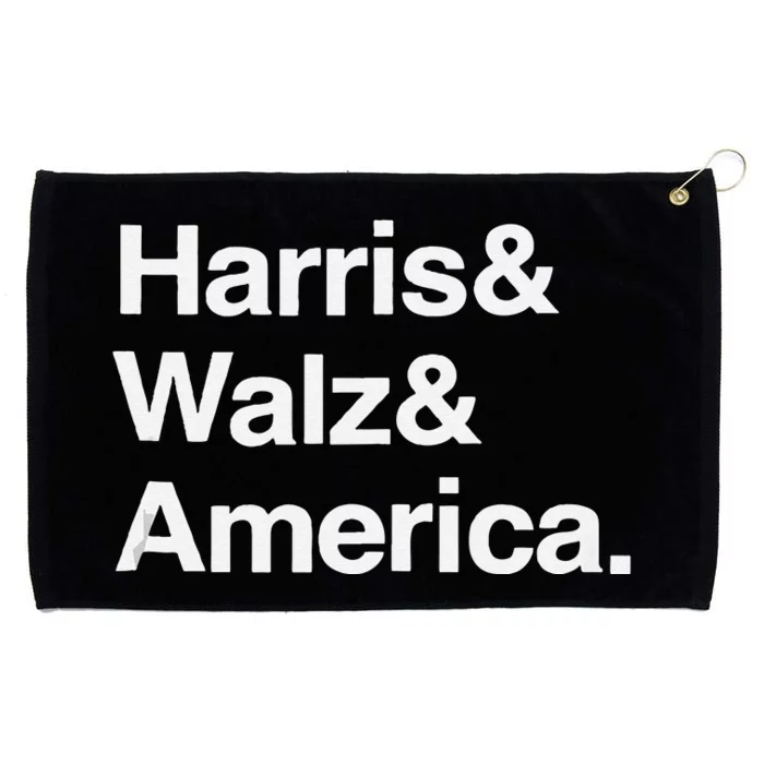 Kamala Harris Tim Walz Grommeted Golf Towel