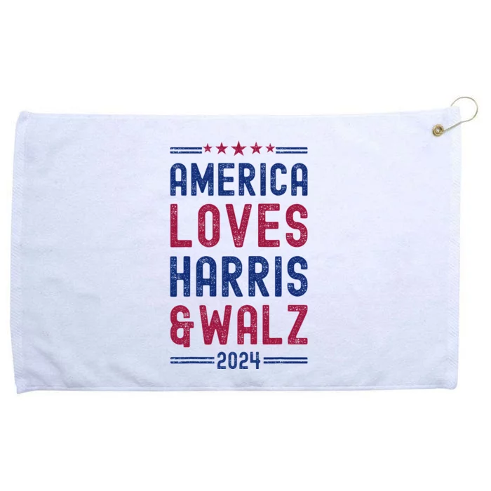 Kamala Harris Tim Walz Waltz Election Party Wear Grommeted Golf Towel