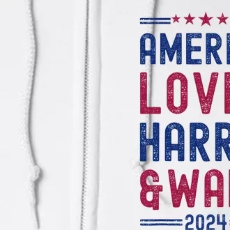 Kamala Harris Tim Walz Waltz Election Party Wear Full Zip Hoodie