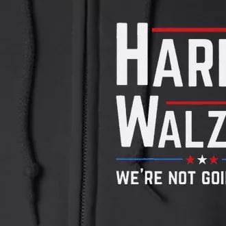 Kamala Harris Tim Walz Waltz Election Vote 2024 Full Zip Hoodie